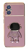 Eiroo Astronot Xiaomi Poco M5 Standl Mor Silikon Klf