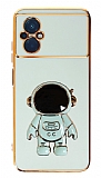 Eiroo Astronot Xiaomi Poco M5 Standl Yeil Silikon Klf