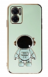 Eiroo Astronot Xiaomi Redmi Note 11E Standl Yeil Silikon Klf