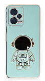 Eiroo Astronot Xiaomi Redmi Note 12 5G Standl Yeil Silikon Klf
