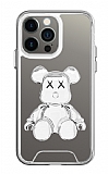 Eiroo Aynalı Ayıcık Standlı iPhone 13 Pro Ultra Koruma Kılıf