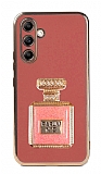 Eiroo Aynal Parfm Samsung Galaxy A54 Standl Krmz Silikon Klf
