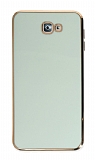 Eiroo Borderline Samsung Galaxy J7 Prime Kamera Korumalı Yeşil Silikon Kılıf