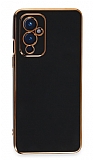 Eiroo Borderline OnePlus 9 Kamera Korumal Siyah Silikon Klf