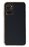 Eiroo Borderline Oppo A36 Kamera Korumal Siyah Silikon Klf