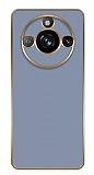 Eiroo Borderline Realme 11 Pro Kamera Korumalı Mavi Silikon Kılıf