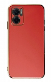 Eiroo Borderline Xiaomi Redmi 10 5G Kamera Korumalı Kırmızı Silikon Kılıf