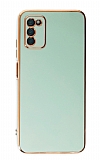 Eiroo Borderline Samsung Galaxy A03s Kamera Korumalı Yeşil Silikon Kılıf