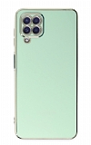 Eiroo Borderline Samsung Galaxy A12 Kamera Korumal Yeil Silikon Klf
