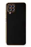 Eiroo Borderline Samsung Galaxy M32 Kamera Korumalı Siyah Silikon Kılıf