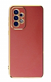 Eiroo Borderline Samsung Galaxy A23 Kamera Korumalı Kırmızı Silikon Kılıf