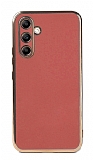 Eiroo Borderline Samsung Galaxy A54 Kamera Korumalı Kırmızı Silikon Kılıf