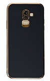Eiroo Borderline Samsung Galaxy J8 Kamera Korumalı Siyah Silikon Kılıf