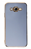 Eiroo Borderline Samsung Galaxy J7 / J7 Core Kamera Korumalı Mavi Silikon Kılıf