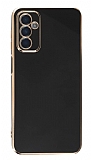 Eiroo Borderline Samsung Galaxy M13 Kamera Korumal Siyah Silikon Klf