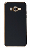 Eiroo Borderline Samsung Galaxy J7 / J7 Core Kamera Korumalı Siyah Silikon Kılıf