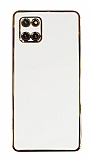 Eiroo Borderline Samsung Galaxy Note 10 Lite Kamera Korumalı Beyaz Silikon Kılıf