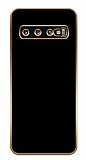 Eiroo Borderline Samsung Galaxy S10 Kamera Korumal Siyah Silikon Klf