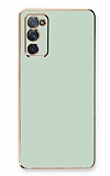 Eiroo Borderline Samsung Galaxy S20 FE Kamera Korumalı Yeşil Silikon Kılıf