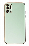 Eiroo Borderline Samsung Galaxy S20 Plus Kamera Korumalı Yeşil Silikon Kılıf