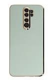 Eiroo Borderline Xiaomi Redmi Note 8 Pro Kamera Korumal Yeil Silikon Klf