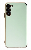 Eiroo Borderline Samsung Galaxy S23 Plus Kamera Korumalı Yeşil Silikon Kılıf