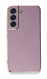 Eiroo Borderline Samsung Galaxy S22 Plus 5G Kamera Korumal Mor Silikon Klf