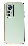 Eiroo Borderline Xiaomi 12T Pro Kamera Korumalı Yeşil Silikon Kılıf
