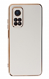 Eiroo Borderline Xiaomi Mi 10T Pro Kamera Korumal Beyaz Silikon Klf