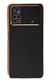 Eiroo Borderline Xiaomi Poco X4 Pro 5G Kamera Korumalı Siyah Silikon Kılıf