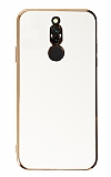 Eiroo Borderline Xiaomi Redmi 8 Kamera Korumal Beyaz Silikon Klf