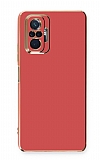 Eiroo Borderline Xiaomi Redmi Note 10 Pro Kamera Korumal Krmz Silikon Klf