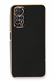 Eiroo Borderline Xiaomi Redmi Note 11 Kamera Korumal Siyah Silikon Klf