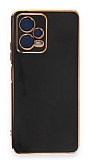 Eiroo Borderline Xiaomi Redmi Note 12 5G Kamera Korumal Siyah Silikon Klf