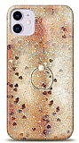 Eiroo Bright iPhone 11 Sulu Simli Gold Silikon Klf
