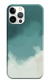 Eiroo Brush Series iPhone 12 Pro Max 6.7 inç Yeşil Silikon Kılıf