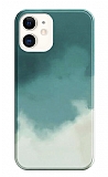 Eiroo Brush Series iPhone 12 Mini 5.4 inç Yeşil Silikon Kılıf