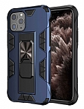 Eiroo Built iPhone 11 Pro Max Ultra Koruma Lacivert Kılıf