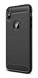 Eiroo Carbon Shield iPhone XS Max Ultra Koruma Siyah Klf