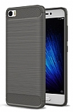 Eiroo Carbon Shield Xiaomi Redmi 4A Ultra Koruma Dark Silver Kılıf
