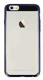 Eiroo Clear Thin iPhone 6 / 6S Siyah Kenarlı Şeffaf Rubber Kılıf