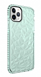 Eiroo Color Crystal iPhone 11 Pro Max Yeşil Silikon Kılıf