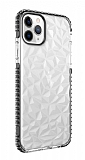 Eiroo Color Crystal iPhone 11 Pro Max Siyah Silikon Kılıf