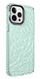 Eiroo Color Crystal iPhone 13 Pro Yeşil Silikon Kılıf