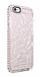 Eiroo Color Crystal iPhone 7 / 8 Pembe Silikon Kılıf