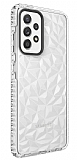 Eiroo Color Crystal Samsung Galaxy A52 / A52 5G Beyaz Silikon Kılıf