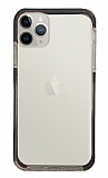 Eiroo Color Fit iPhone 12 Pro Max 6.7 inç Kamera Korumalı Siyah Silikon Kılıf