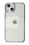 Eiroo Color Series iPhone 13 Ak Mavi Rubber Klf