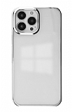 Eiroo Color Series iPhone 13 Pro Silver Rubber Kılıf
