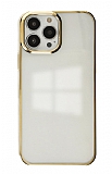 Eiroo Color Series iPhone 13 Pro Max Gold Rubber Kılıf